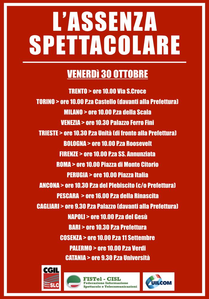 Domani manifestazione nazionale dei lavoratori del settore
