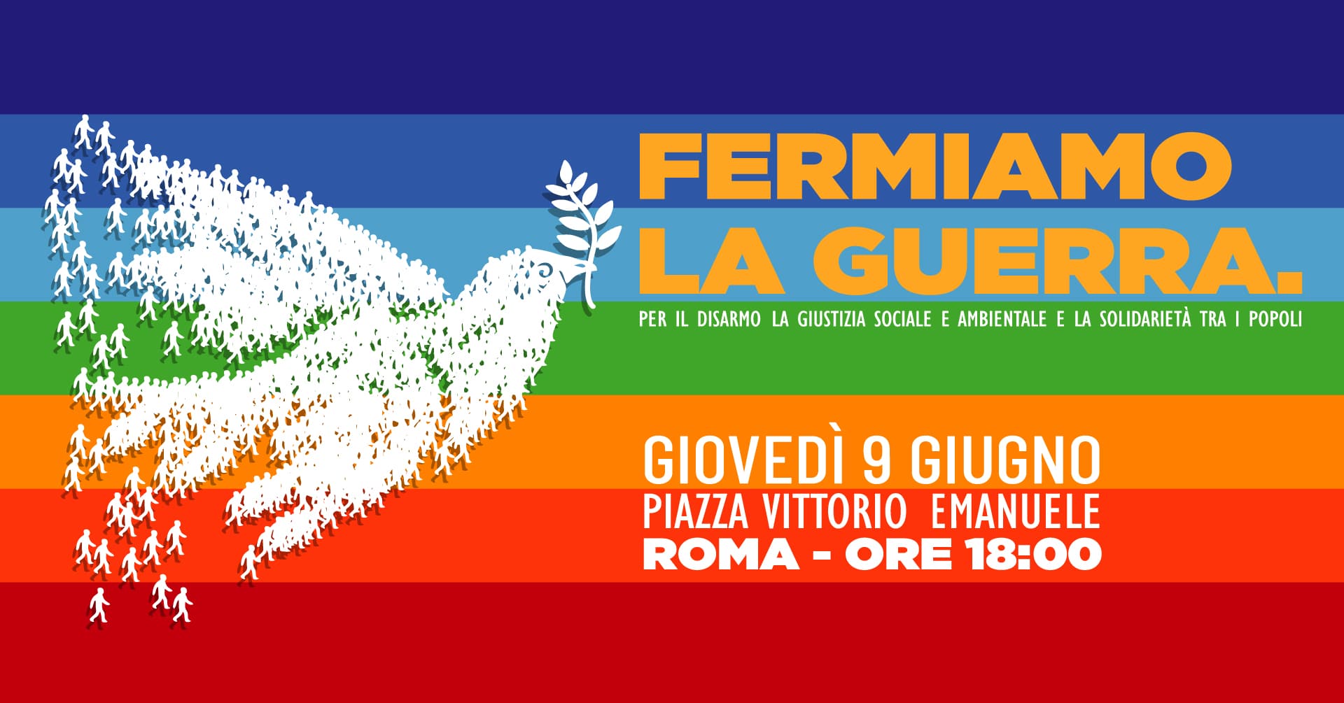 Fiom e Cgil, giovedi in piazza a Roma per la pace