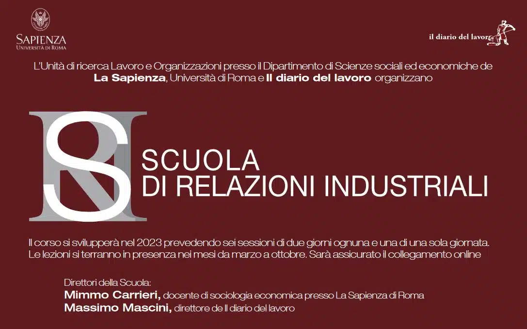 La Scuola di Relazioni Industriali 2024