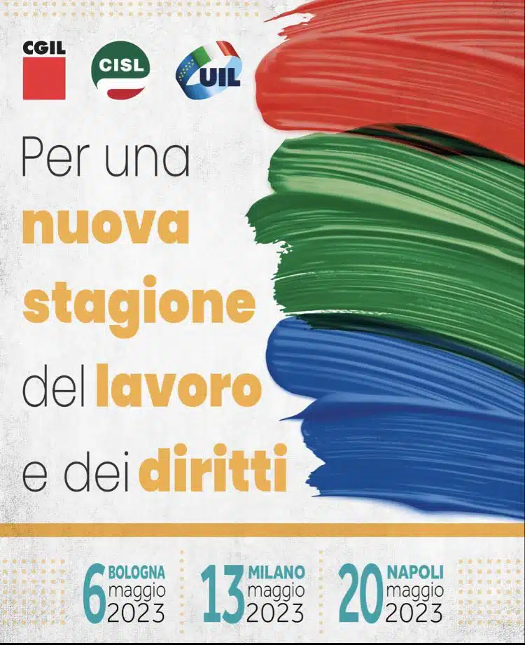 Lavoro, i sindacati verso la prima tappa della mobilitazione: 6 maggio manifestazione a Bologna