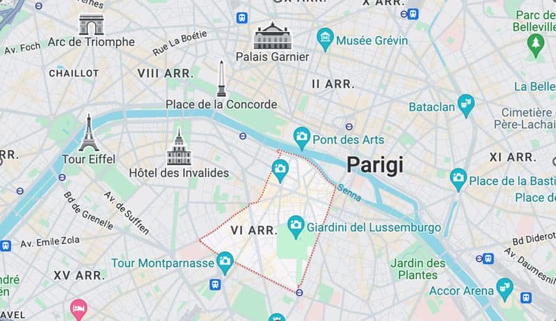 La partecipazione di Parigi