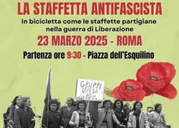 Roma, torna la staffetta antifascista per i valori della Costituzione e della liberazione