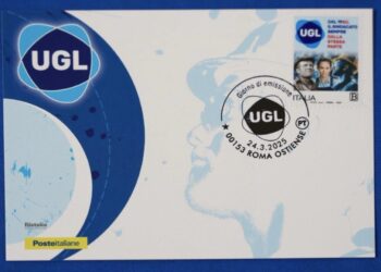L’Ugl celebra il 75 compleanno con un francobollo commemorativo emesso da Poste Italiane