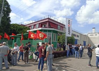 Ammann Italy, avviata procedura di licenziamento per 64 lavoratori di Bussolengo, sciopero e presidio davanti ai cancelli dell’azienda