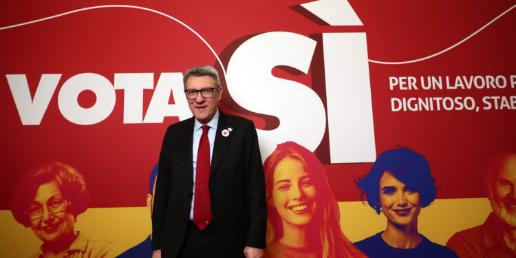 Rferendum Cgil, venerdi 6 giugno chiusura della campagna. Landini a Roma in piazza Testaccio