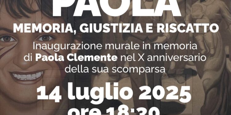 Un murale per Paola Clemente, lunedì 14 luglio ad Andria la presentazione della nuova opera di Jorit