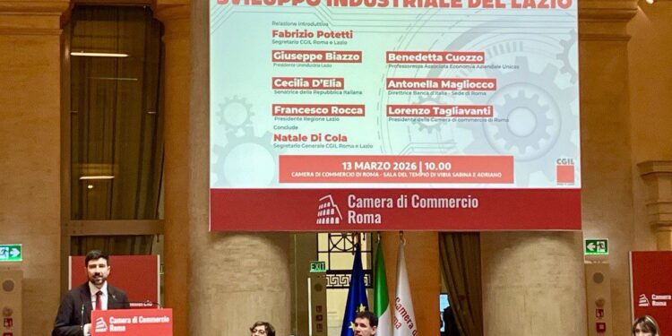 Sindacato, imprese, politica e istituzioni, assieme per un nuovo modello di sviluppo. Le proposte al convegno della Cgil Roma e Lazio. Di Cola: un tavolo comune per rilanciare l’industria
