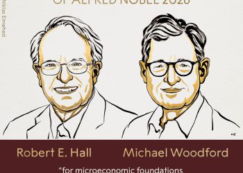 Premio Nobel per l’economia 2026 agli statunitensi Robert Hall e Michael Woodford  per gli studi sulla stabilizzazione macroeconomica